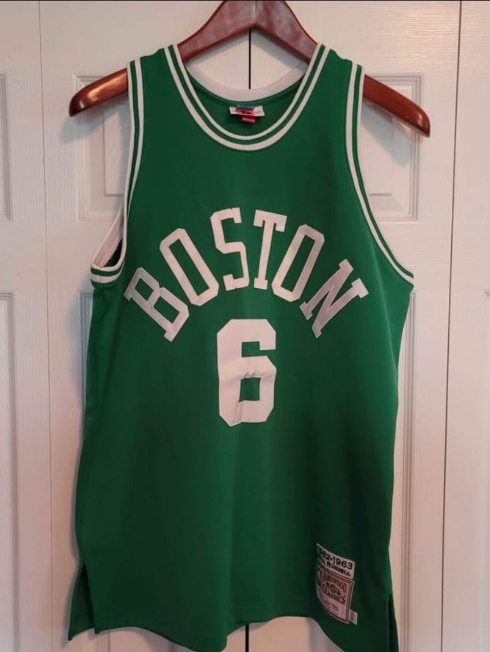 Mitchell&Ness Authentic Bill Russell Jersey